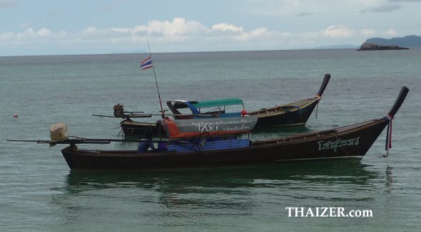 Longtail boat taxi on Ko Lipe