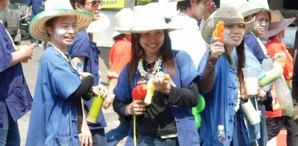 Songkran Water Festival in Thailand