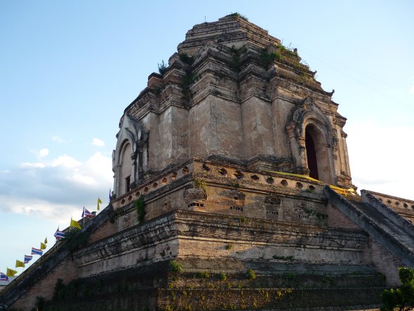 Ancient pagoda at Wat Chedi Luang in Chiang Mai