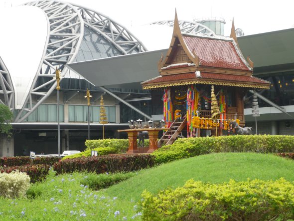 Thai Spirit House at Bangkok Airport