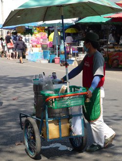 Ice cream vendor, Thailand