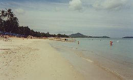 Looking north on Chaweng Beach, Ko Samui