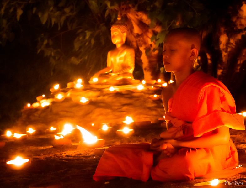 Asahna Bucha Day in Thailand