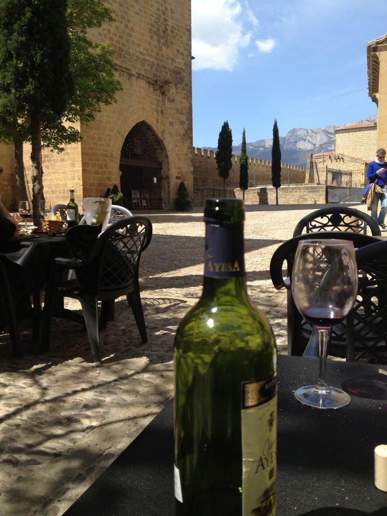 Laguardia Abbot's Tower Rioja Alavesa lunch