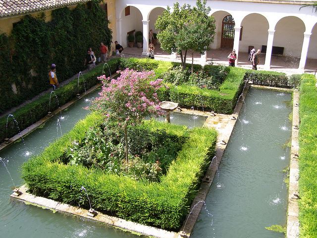 gardens parks grounds spain spanish granada