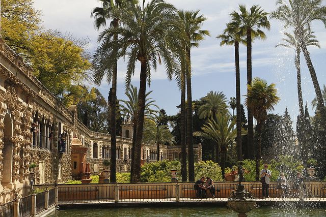 gardens parks grounds spain spanish seville