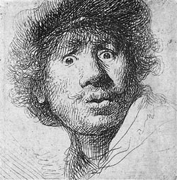 Rembrandt self portrait