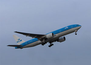 KLM climbing