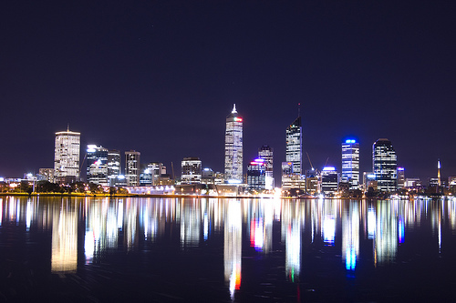 perth at night