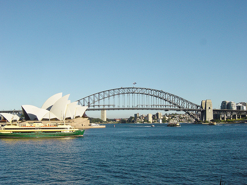 Sydney postcard view