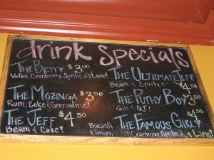 drink specials