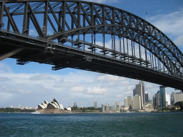 sydney harbour bridge and opera house