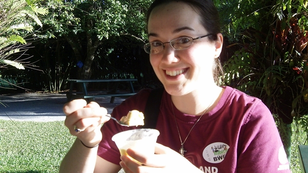 Enjoying Daintree Ice Cream