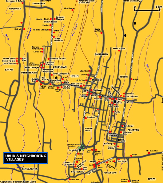 ubud and neighboring villages