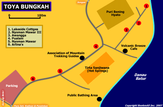map of toya bungakah