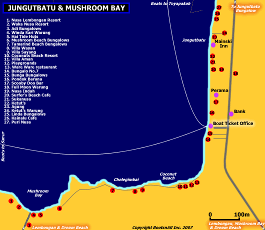 jungutbatu & mushroom bay