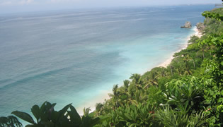 view from bukit bali