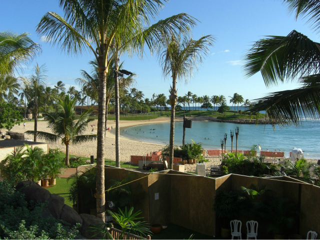 Guests will also enjoy the calm Ko Olina lagoon located right in front of the property, great for swimming and water activities.