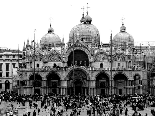 St. Mark's Basilica stands out for its distinctive onion domes, but it's particularly noted for its mosaics.