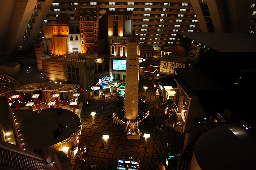 A view of Luxor's interior.