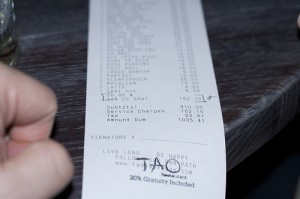 Tao, Las Vegas