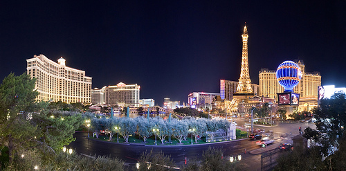 Bellagio, Caesars Palace and Paris Las Vegas