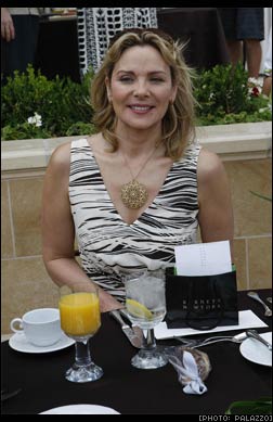 Kim Cattrall Opens Palazzo Pools in Las Vegas