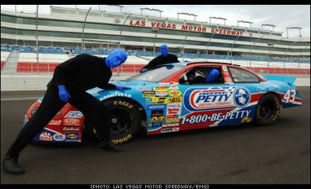 Blue Man Group At NASCAR