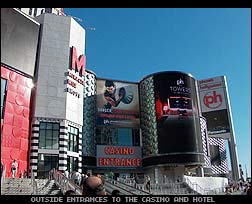 Planet Hollywood Brings Out The Stars For Grand Opening - outside photo [photo: M. Snow]