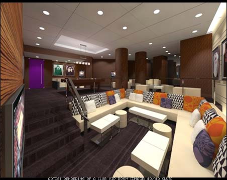 Jay-Z 40/40 Club in Las Vegas - artist renderings