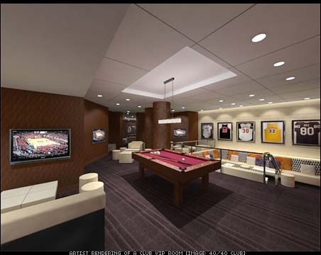 Jay-Z 40/40 Club in Las Vegas - artist renderings