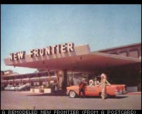 History of the Frontier Hotel in Vegas - 50s incarnation