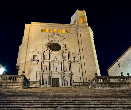 Girona Cathedral At Night-1