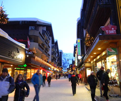 Shopping in Zermatt