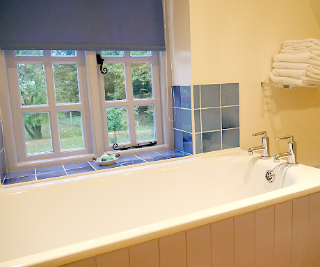 Upstairs bathroom at Stone Lodge