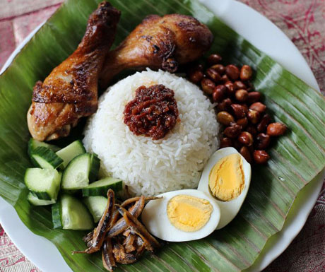 Nasi lemak Singapore