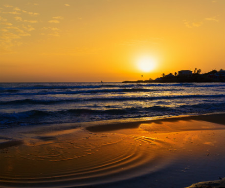 Javea El Arenal beach sunrise Costa Blanca