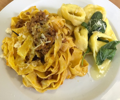 Our tortellini and Tagliatelle