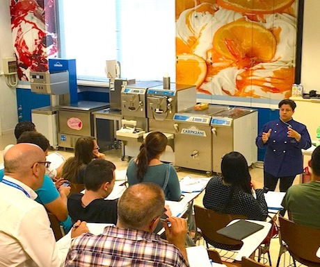 Gelato class at Carpigiani