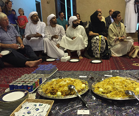 Iftar guests