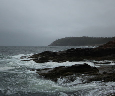 Acadia's wild and beautiful coastline