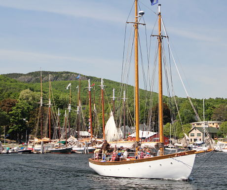 Enjoy a schooner sail in  Camden