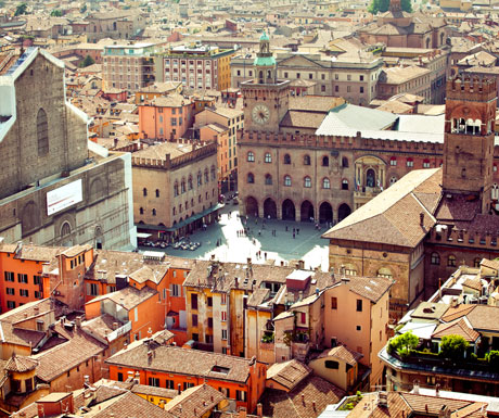 Bologna Vista from Asinelli Tower