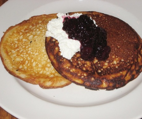 Maialino ricotta pancakes