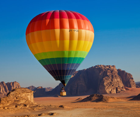 Hot air balloon Jordan