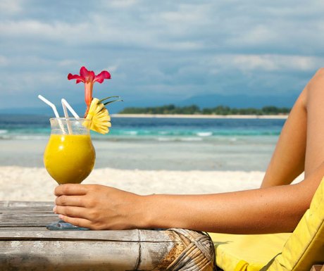 Cocktail on a beach