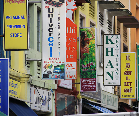 Little India signs