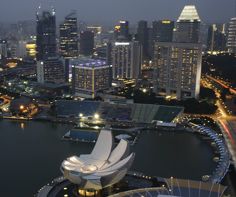 Marina Bay Sands Hotel view