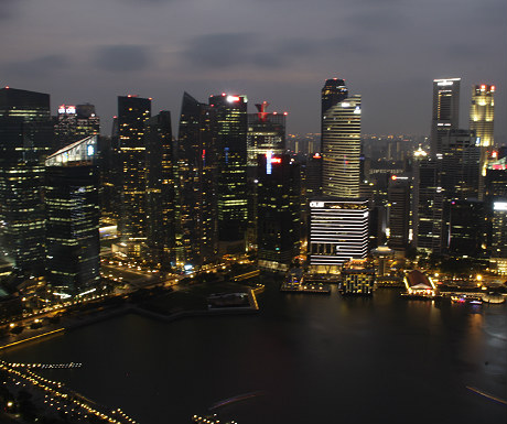 Marina Bay Sands Hotel view