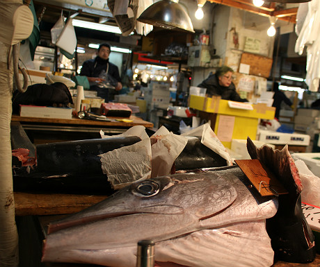 Tsukiji fish market